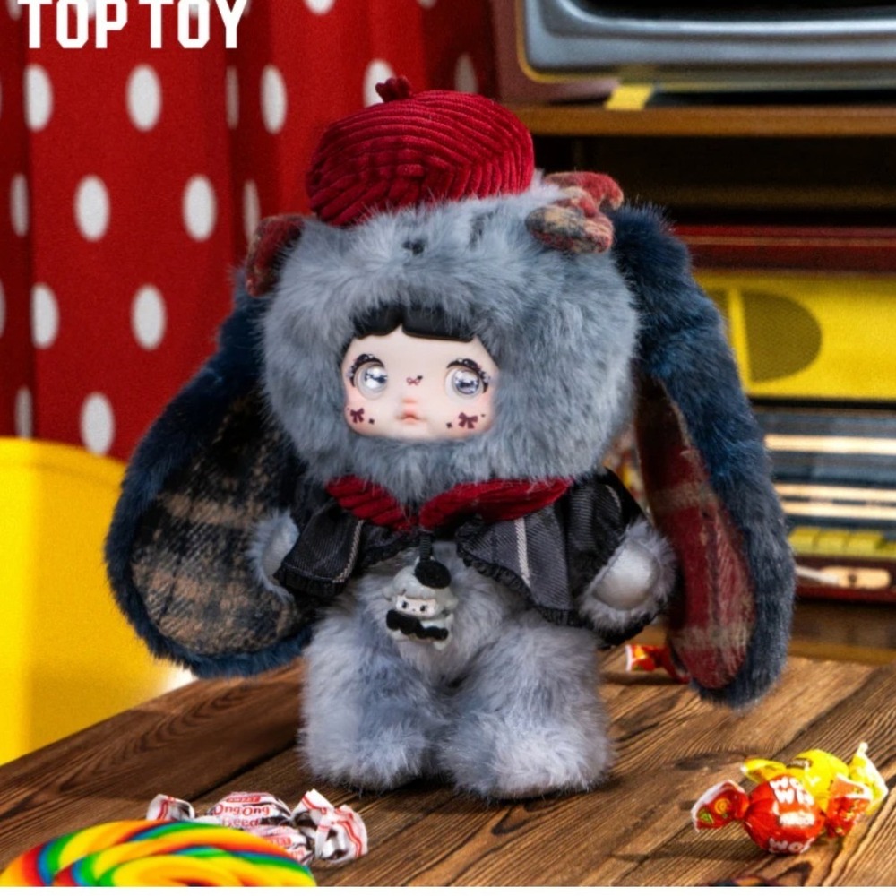 Nommi About The Childhood "Mime" Blue Bear Plush Blind Box x Top Toy Figures